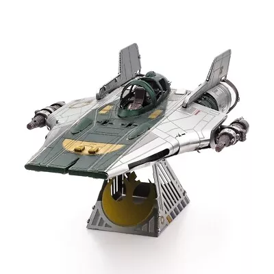 Fascinations Metal Earth Star Wars RESISTANCE A-WING FIGHTER 3D Model Kit MMS416 • $16.95