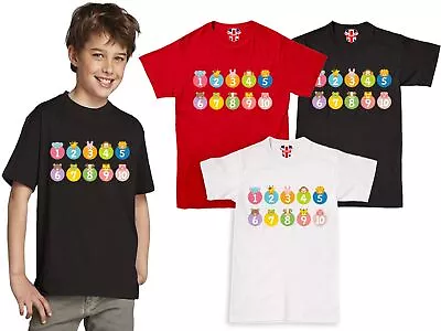 World Maths Day T-shirt Funny Math Animal Numbers Mathematics Gift Kids Adult • £5.89