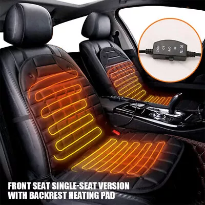 Heated Car Auto Seat Warmer Cushion Cover 12V Universal Winter Heated Seat Pad • $13.66