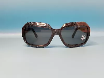 VINTAGE NOS CHANEL 5155 C.1153/3F ACETATE SUNGLASSES MADE IN ITALY 58/16 #117 • $120