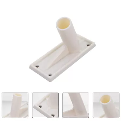  Wall Mount Flag Pole Bracket Shelf Brackets Metal Flagpole Base Flags Mini • $7.87