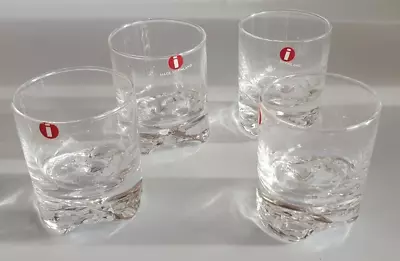 $45 • Buy Four MCM Iittala Gaissa Shot  / Cordial Glasses - Tapio Wirrkala - Finland