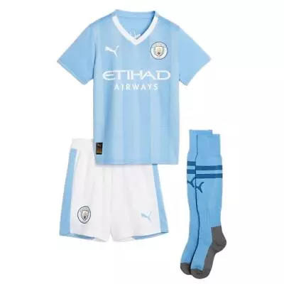 PUMA Infants Manchester City Mini Home Kit 2023/24 • £39.99