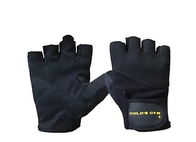 £5.99 • Buy Gold's Gym Weight Lifting Gloves Training Bodybuilding Fitness Workout Black