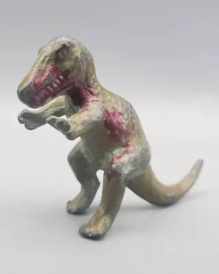 $44.95 • Buy VINTAGE Bronze T-Rex Paper Weight Metal Dinosaur Figurine 1940s Tyrannosaurus