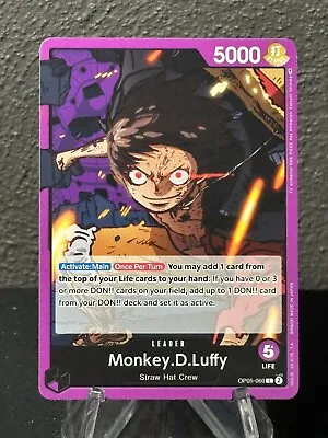 One Piece Card Game Monkey.D.Luffy (060) - Awakening Of The New Era • $1.95