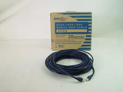 Datavideo Firewire Cable 6 Pin To 6 Pin 66 Feet 20 Meters • $39.99