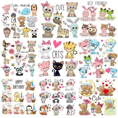 Iron On Patches Heat Transfer Patches Applique DIY Sticker T-Shirt Dress Patches • $5.99