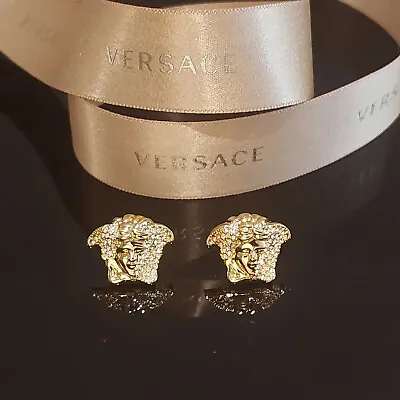 Versace Crystal Earrings • $139.99