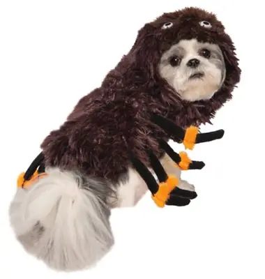 $12.99 • Buy NEW Halloween Dog Pet SPIDER Costume Outfit Size SMALL 13 