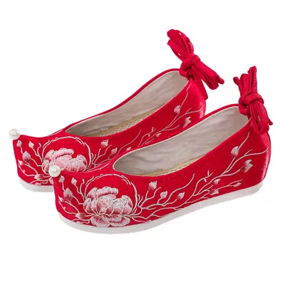 £16.21 • Buy Traditional Chinese Embroidered Shoes Hanfu Shoes Embroidered Chinese Style