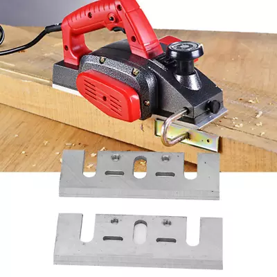 A Pair HSS Woodworking Manual Electric Planer Blade For Handheld Planer • $15.39