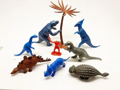 Original Vintage 1960s MPC Prehistoric Plastic Dinosaur Playset • $11.99