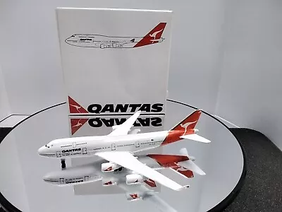 SCHABAK 1:600 AIRPLANE LI 150 Qantas Boeing 747 / 400 • $19.99