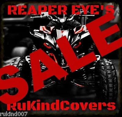 YAMAHA RAPTOR 350 700 YFZ450 Wolverine Head Light Covers RUKIND 06 - 2019 • £13.01