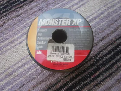 Monster Cable Xpms-30 Xp Clear Jacket 30 Foot Speaker Wire Piece New Sealed • $24.95