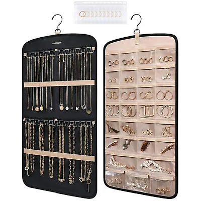 Earrings Hanging Organizer Wall Mounted Jewelry Hanger Holder Display Storage ~ • £6.66