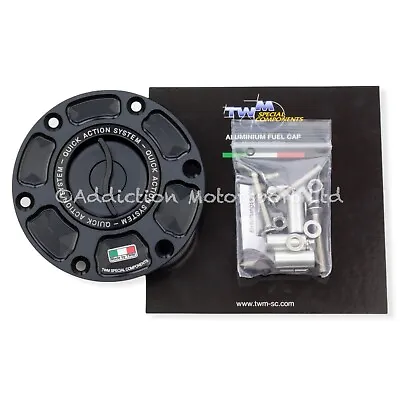 $115.85 • Buy TWM Keyless Quick Release Action Black Fuel Cap For Triumph Speed Triple
