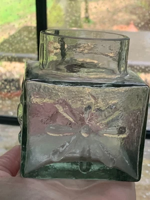 £10 • Buy Dartington Glass Frank Thrower Daisy Vase 1960s