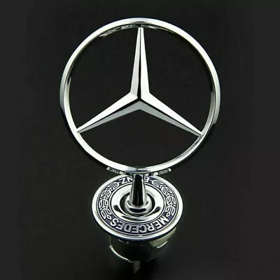  MERCEDES BENZ BONNET HOOD LOGO EMBLEM BADGE For W124 W202 W203 W208 W210 / 44MM • $16.17