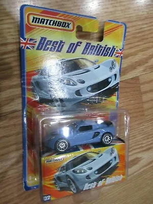 Matchbox Best Of British '06 Lotus Exige Blue Ages 8+ NEW  • $17.99