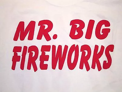 Mr. Big Fireworks Firecrackers July 4th  I Like It Big  T Shirt XL • $17.43