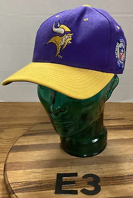 Vintage Starter  The Natural  Minnesota Vikings Hat Fitted Size 6 7/8 Vgc E3 • $11.99