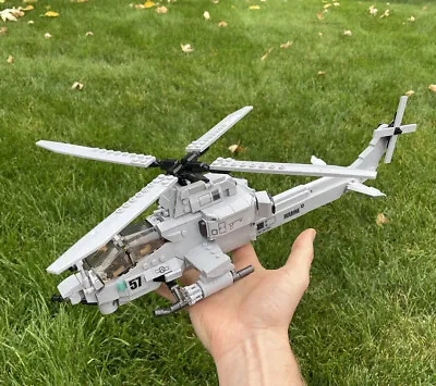 Bell AH-1Z Viper Cobra Attack Helicopter Military Building Bricks Blocks Toys • $29.99