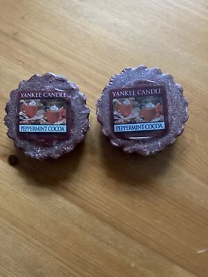 Yankee Candle Usa Deerfield Retired Wax Tarts X 2 - Peppermint Cocoa • £2.99