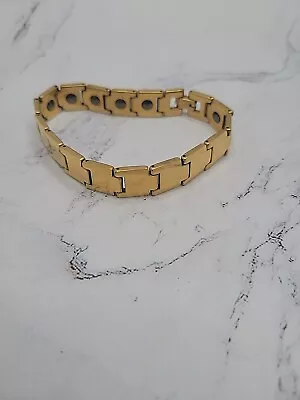 Germanium Tungsten Magnetic Gold Bracelet • $24.95