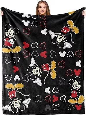 Mickey Mouse Blanket For Sofa Bed Couch Office Travel Warm Gifts For Birthday • $69.99
