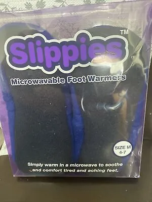 Microwave Slippers Size 4-7 Ladies Heated Foot Warmers NEW • £4
