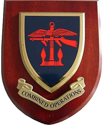 Combined Operations Military Shield Wall Plaque V1 • £21.99