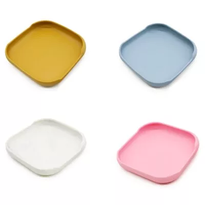 Baby Suction Cup Bowl Dinner Plate Infants Learning Feeding Dish Silicone Bowl • £12.80