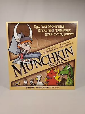 Steve Jackson Games Munchkin Deluxe Board Game - SJG1483 - Used Very Good - 2015 • $5