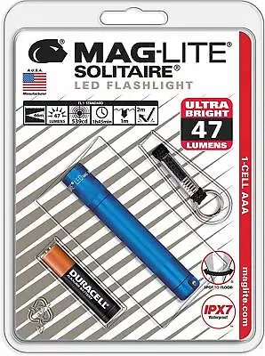 NEW Maglite LED Solitaire Blue 1 Cell AAA Flashlight • $22.56