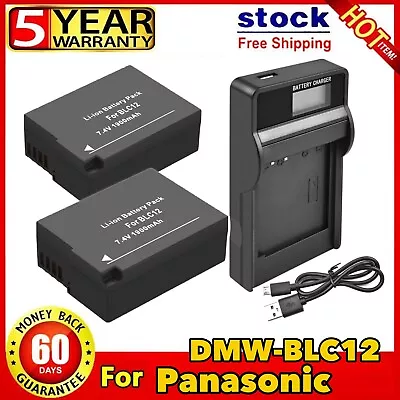 Battery For Panasonic DMW-BLC12e Lumix DMC-FZ200 DMC-FZ300 DMC-G7 • $63.98