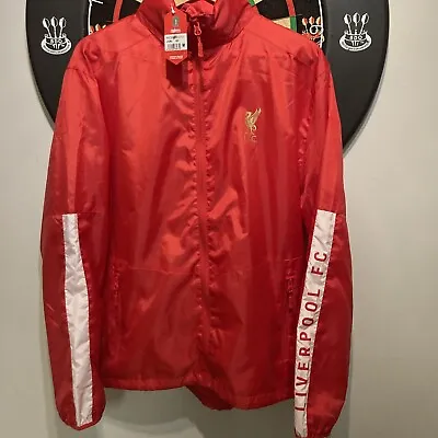 Liverpool Fc Raincoat Lfc Official Football Coat  Size M • £20