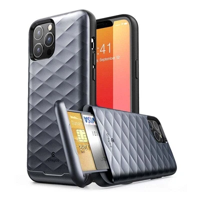 $33.64 • Buy Clayco For IPhone 12 Pro Max Case 6.7  (2020) Argos Slim Card Holder Protective