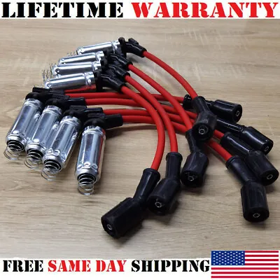 $21.89 • Buy 8PCS High Performance Spark Plug Ignition Wires Fits For 1999-2006 CHEVY GMC V8