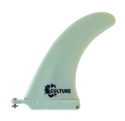 Culture Surfboards TFX Surfboard Single Longboard Fin In 7  | 8  | 9  Sizes • $15.95