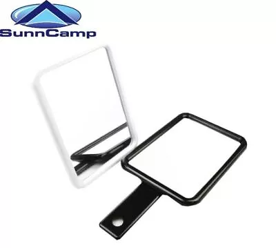 SunnCamp Three Way Camping Travelling Mirror Handheld & Stand Strong Robust • £8.95