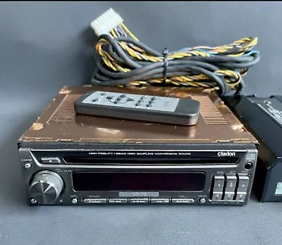 CLARION HX-D2 High End Car Audio CD Radio FM-AM AUX Single DIN • $700