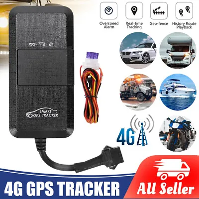 Real-time GPS Tracker 4G Car Vehicle Anti Theft Tracking Device Alarm Tracker AU • $39.95