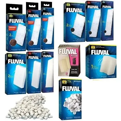 £8.50 • Buy Fluval Underwater Filter Media Poly / Carbon Clearmax Cartridge Biomax Foam Pad
