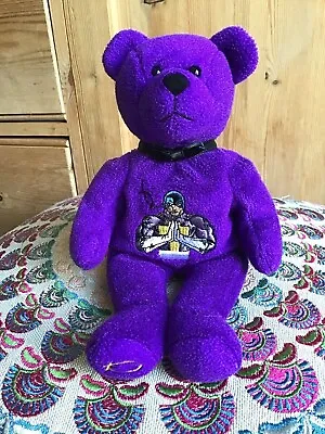 2000 Holy Bears Creed Christian Super Hero Purple Teddy Bear Soft Plush Toy 9  • £19.95