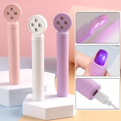 Mini Nail Lamp Dryer UV LED Gel Nail Lamp Portable Cabin Polish Curing Machine • $5.59