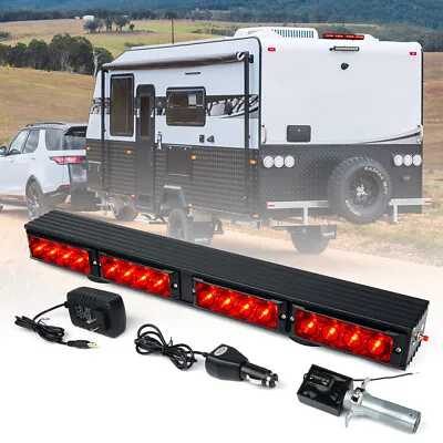 Xprite 21.5  Wireless LED Light Bar Traffic Advisor For 12V Tow Truck Pickup Red • $159.99