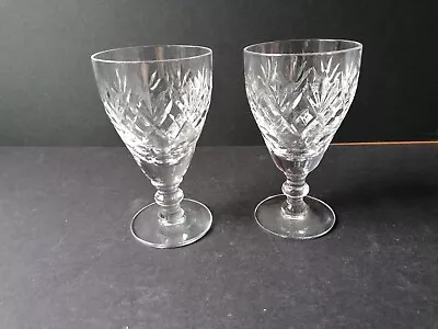 £4.50 • Buy Pair Of Royal Doulton Crystal Wine Glasses