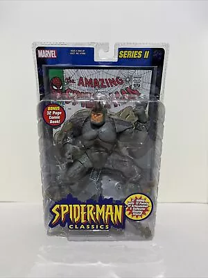 Marvel Legends Series II Spider-Man Classics Rhino 6” Action Figure With Comic • $26.99